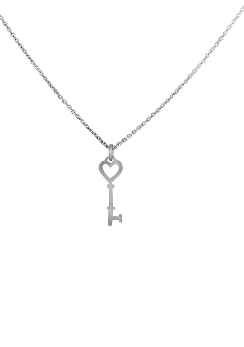 Silver Love Key 925 Sterling Silver Pendant