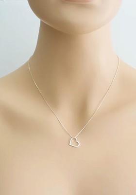 Silver Heart Shaped 925 Sterling Silver Pendant