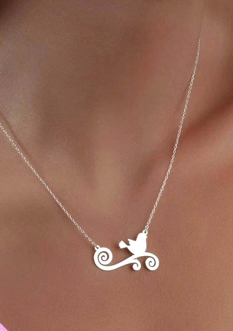 Silver Plain Silver Plated Pendant