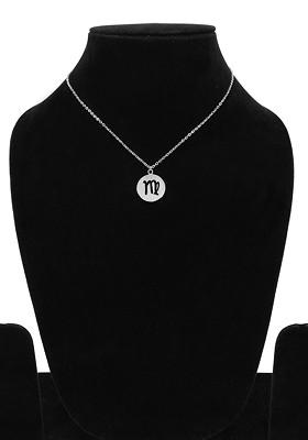 Silver Circular Silver Plated Pendant