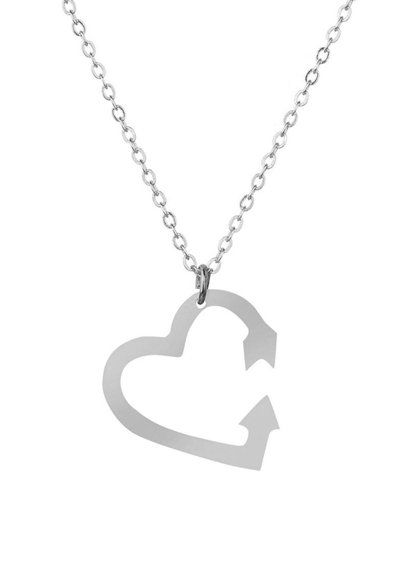 Silver Heart Shaped 925 Sterling Silver Pendant