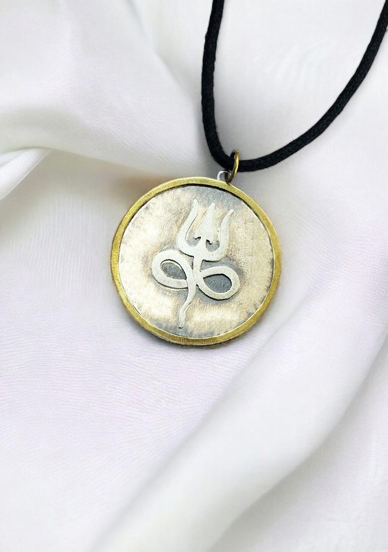 Silver Circular 925 Sterling Silver Pendant