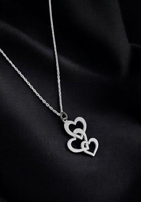 Silver Heart Shaped 925 Sterling Silver Pendant