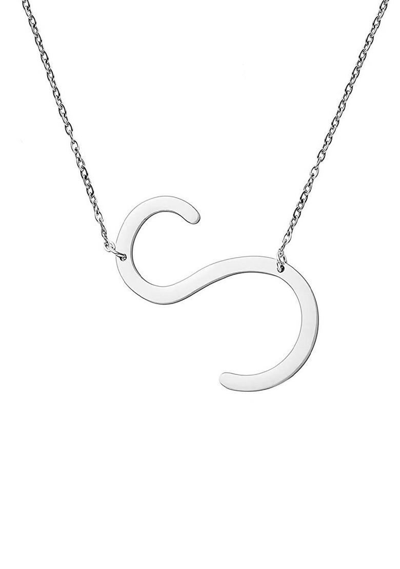 Silver S Alphabet 925 Sterling Silver Pendant
