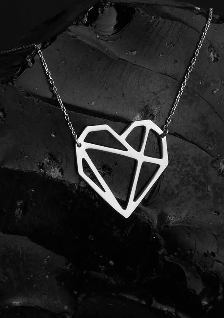 Silver Heart Shaped 925 Sterling Silver Pendant