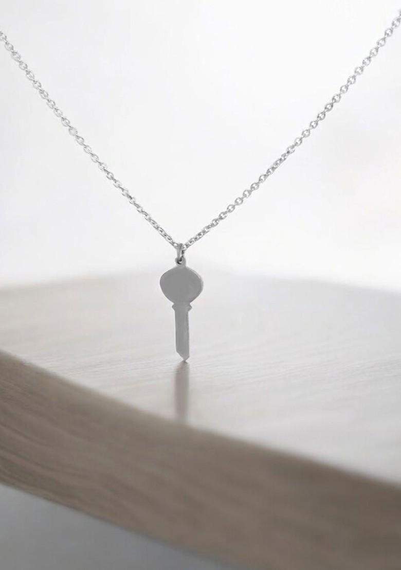 Silver Love Key 925 Sterling Silver Pendant