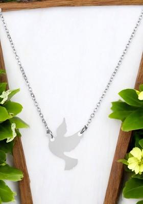 Silver Flying Bird 925 Sterling Silver Pendant