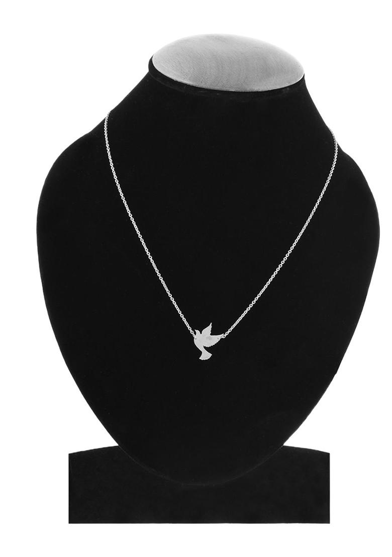 Silver Flying Bird 925 Sterling Silver Pendant
