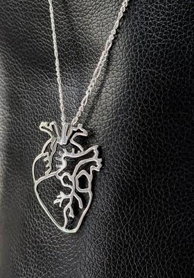Silver Heart Shaped 925 Sterling Silver Pendant