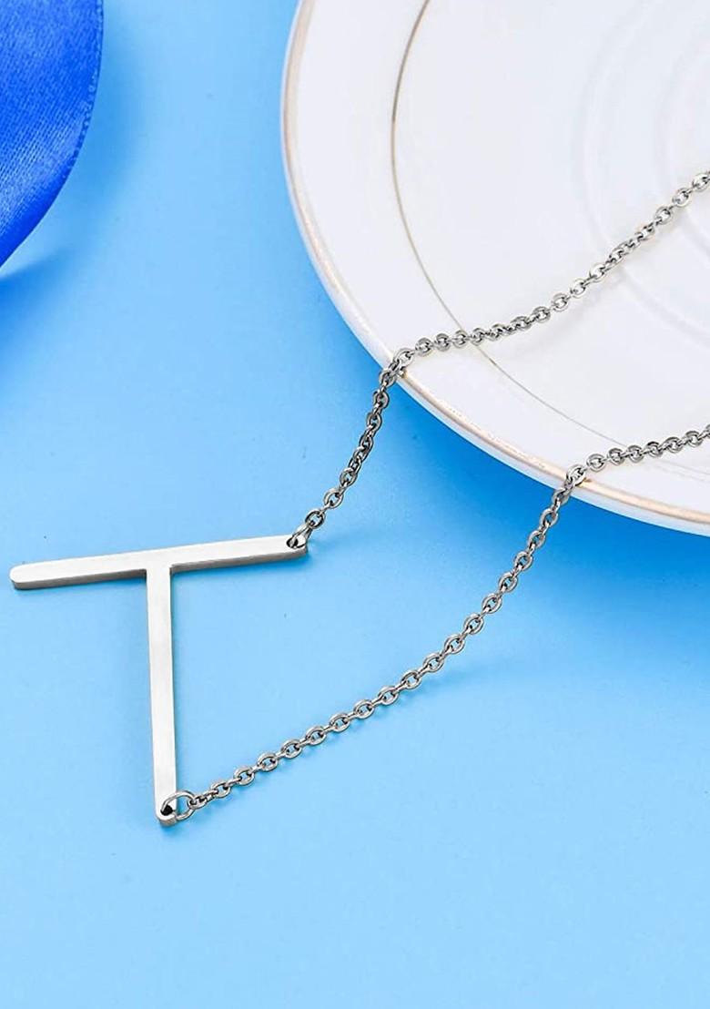 Silver T Alphabet 925 Sterling Silver Pendant