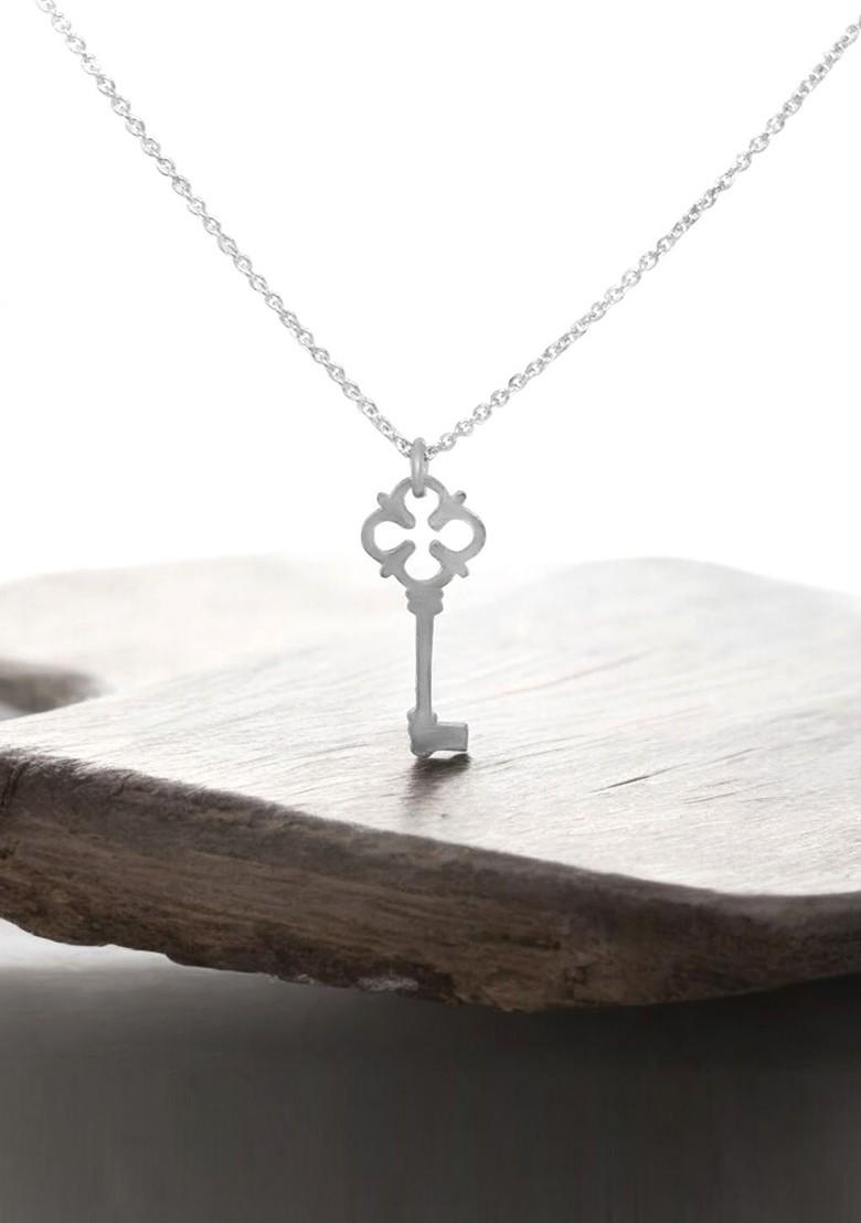 Silver Love Key 925 Sterling Silver Pendant