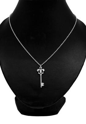 Silver Love Key 925 Sterling Silver Pendant