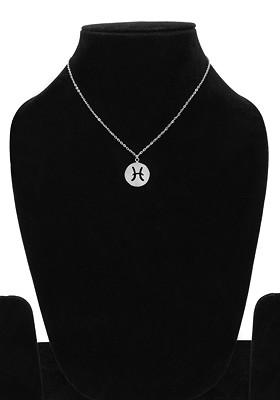 Silver Circular Silver Plated Pendant