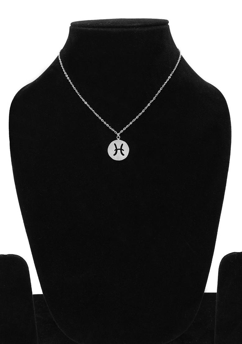 Silver Circular Silver Plated Pendant