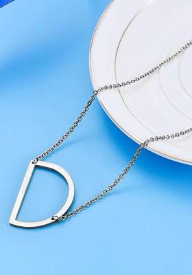 Silver D Alphabet Design 925 Sterling Silver Pendant