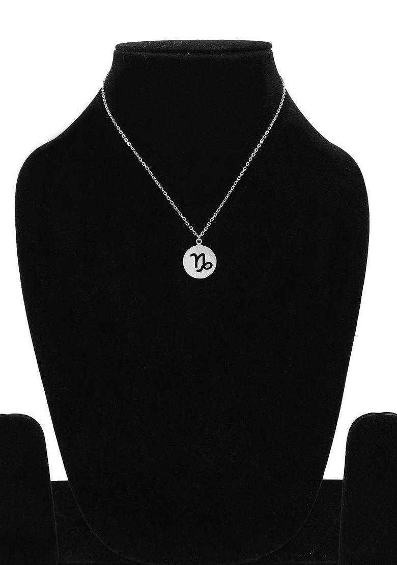 Silver Circular Silver Plated Pendant