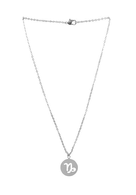 Silver Circular Silver Plated Pendant