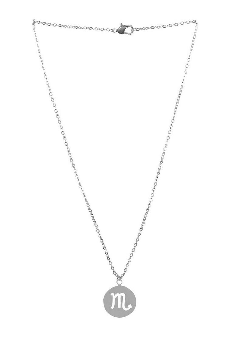 Silver Circular Silver Plated Pendant