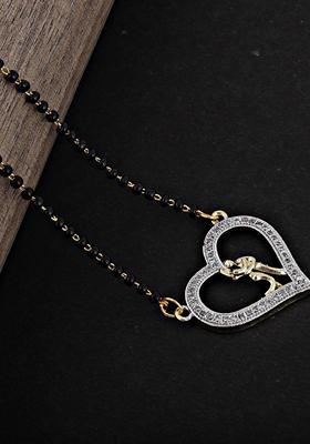 Gold Studded Gold Plated Mangalsutra