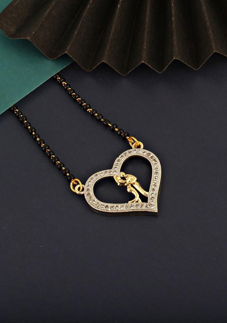 Gold Studded Gold Plated Mangalsutra