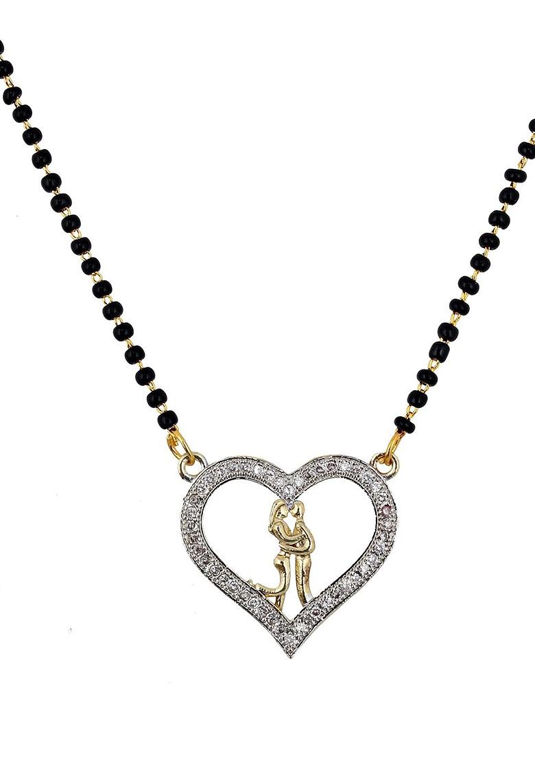 Gold Studded Gold Plated Mangalsutra