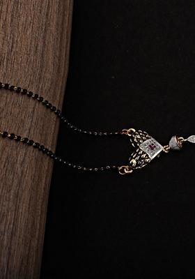 Gold Studded Gold Plated Mangalsutra