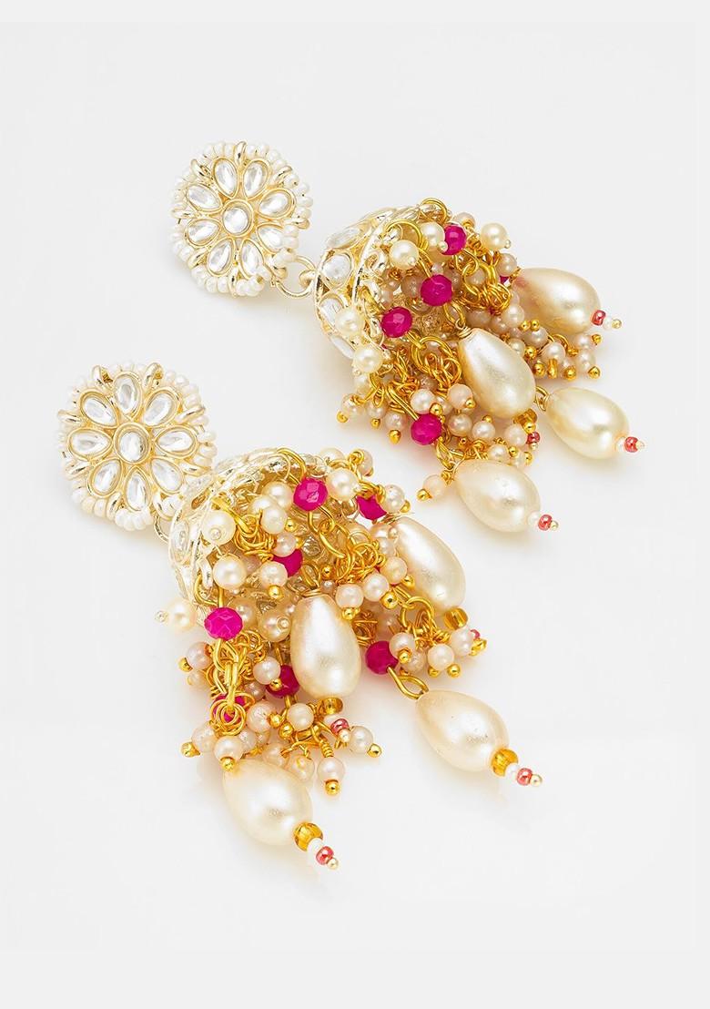 Geometric Jhumkas Earrings