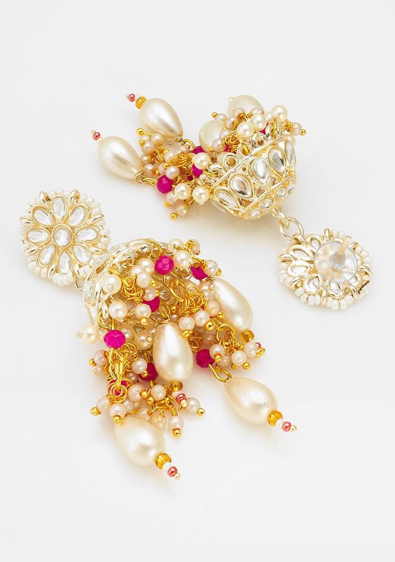 Geometric Jhumkas Earrings