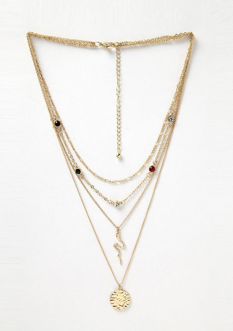 Gold Toned Brass Gold Plated Handcrafted Necklace