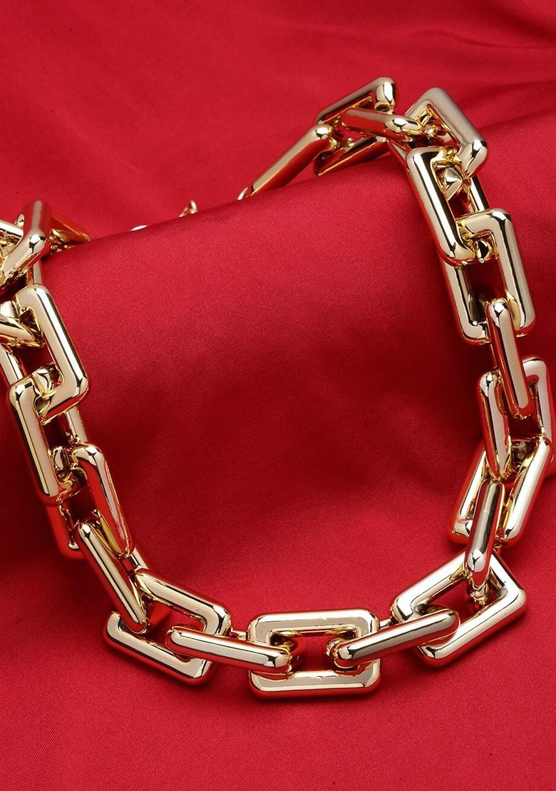 Gold Toned And Plated Handcrafted Statement Necklace