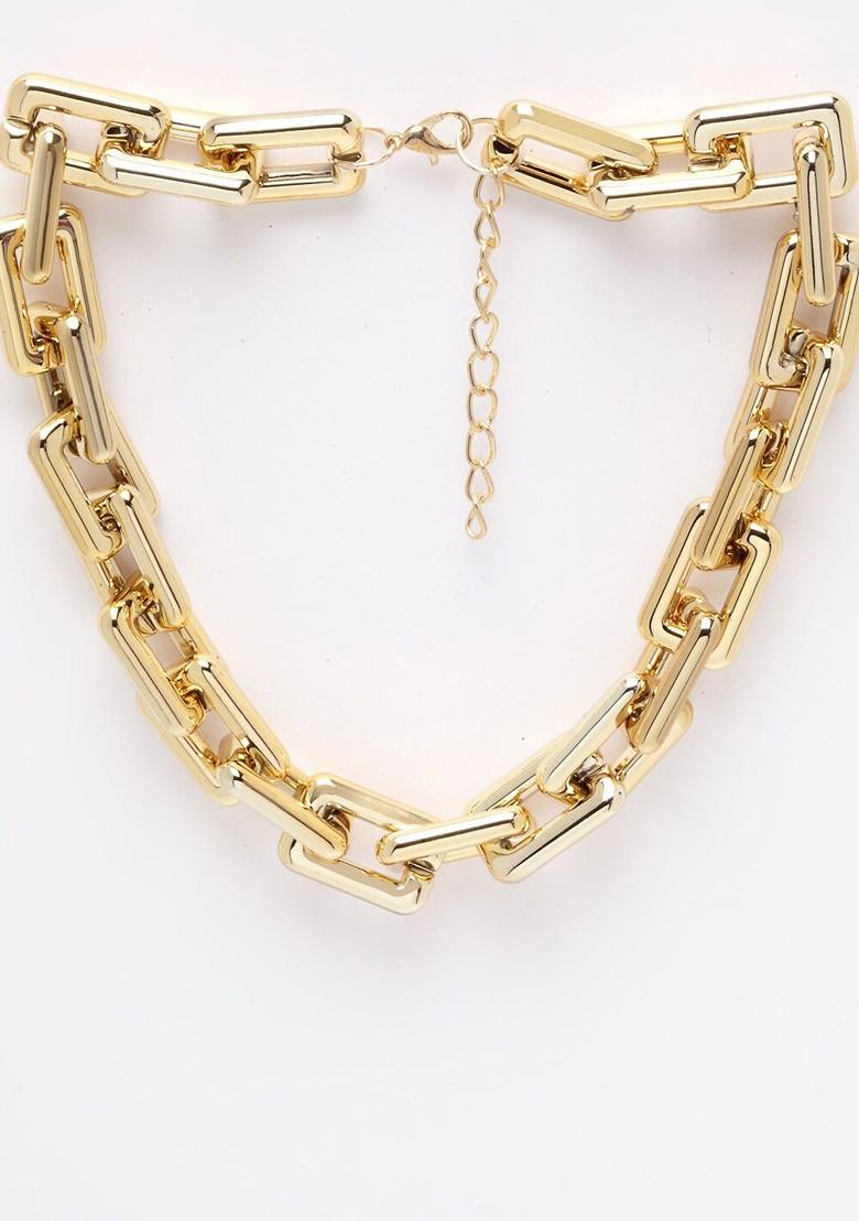 Gold Toned And Plated Handcrafted Statement Necklace