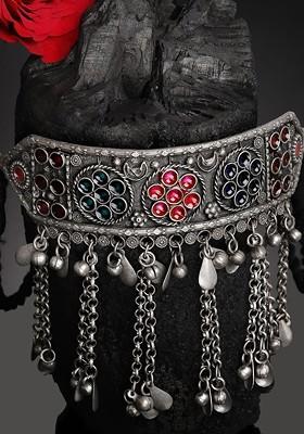 Silver German Silver Oxidised Necklace