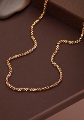 Men Brass Gold Plated Chain