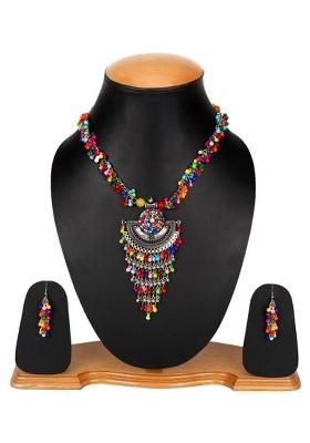 Multi Boho Drop Style Long Necklace For Women