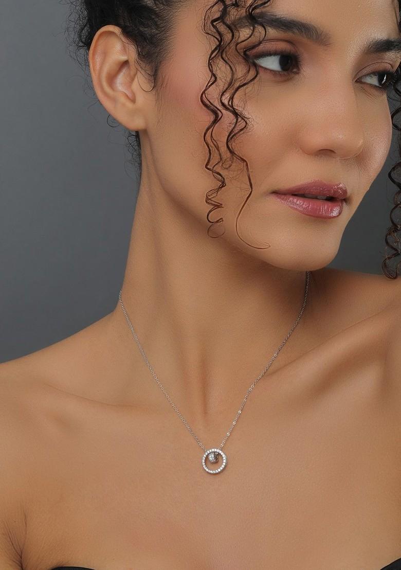 Copper Rhodium Plated Necklace