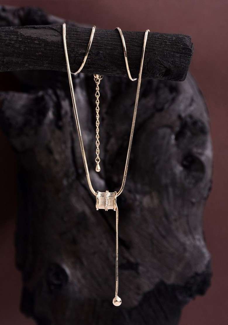 Copper Gold Plated Necklace - Indya