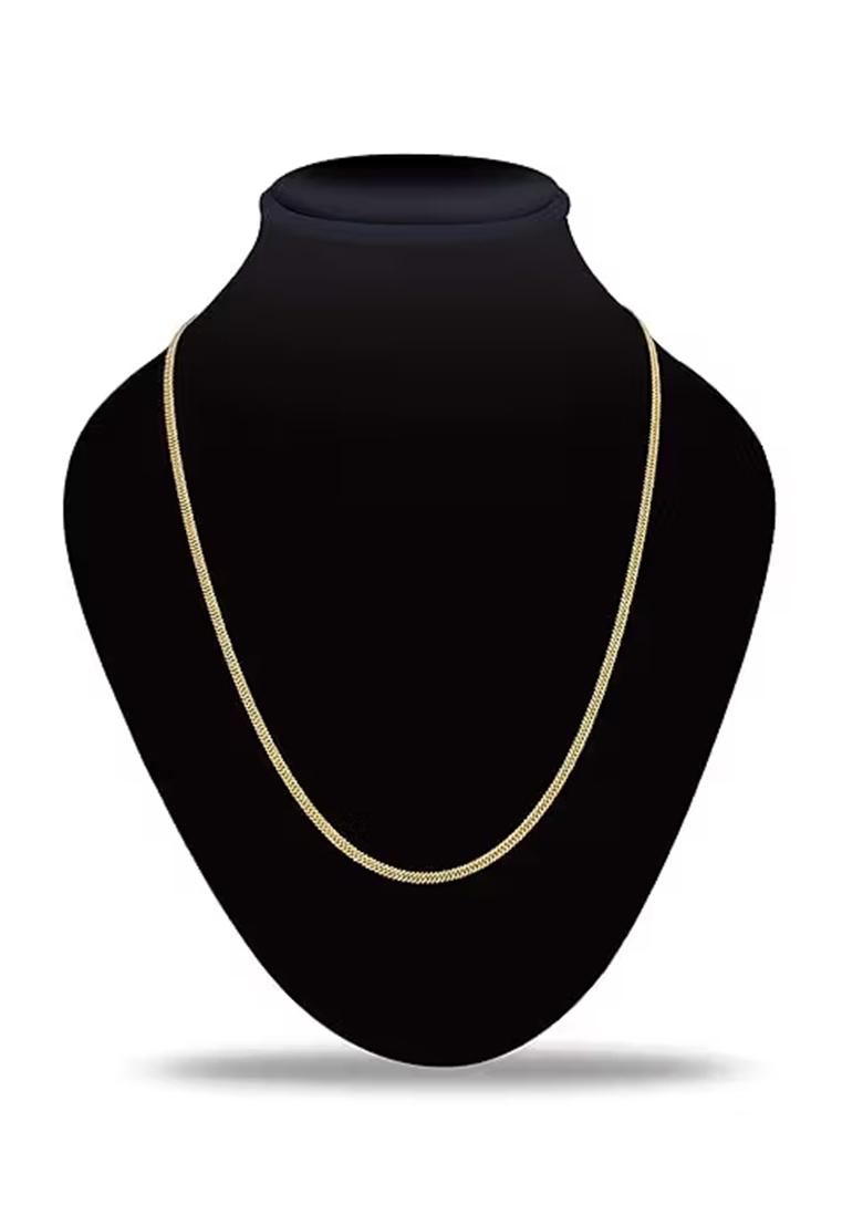 Gold Interlinked Golden Chain For Women