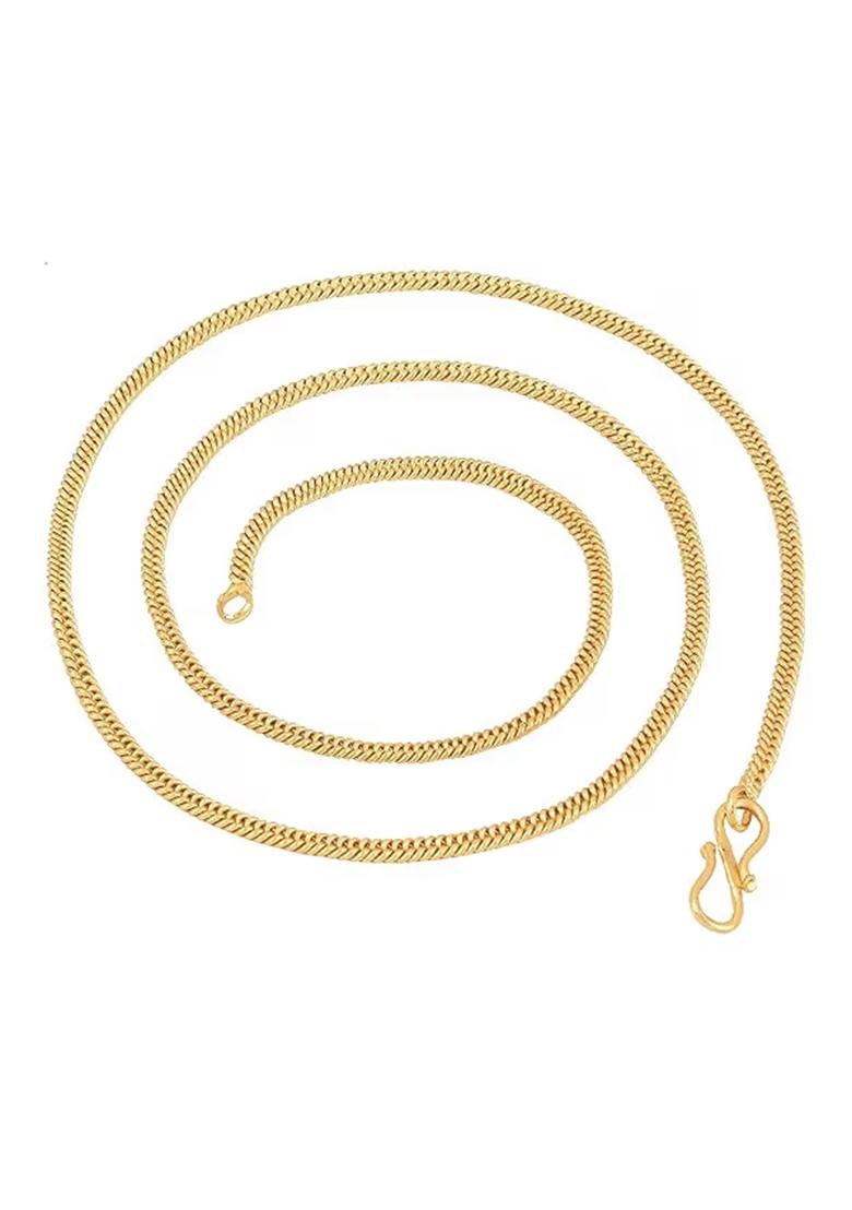 Gold Interlinked Golden Chain For Women
