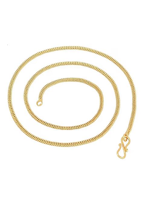 Gold Interlinked Golden Chain For Women