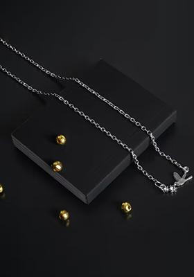 Silver Bird Design Silver Pendant Chain For Women