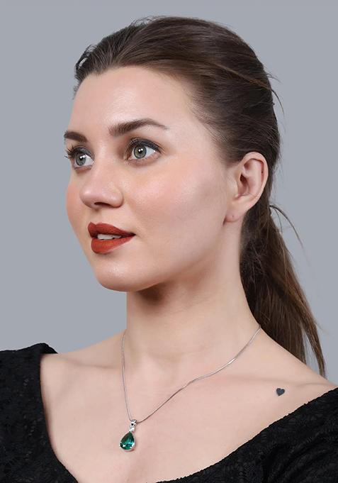 Pink Combo Of Drop Design Pendant Chains For Women