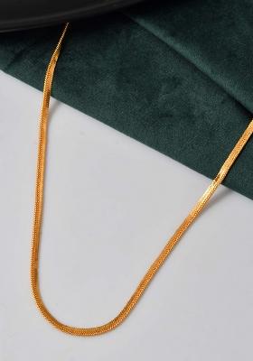 Gold And Plated Stainless Steel Sleek Chain For Women