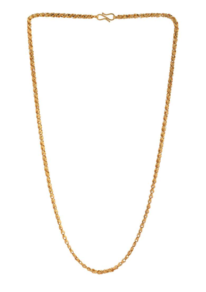 Premium Spiral Gold Chain – Daily Wear With Luxury Appeal

 - Indya