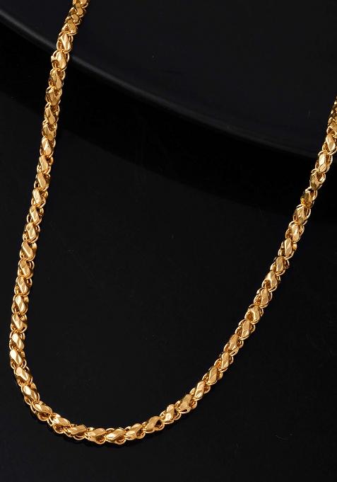 Premium Spiral Gold Chain – Daily Wear With Luxury Appeal

