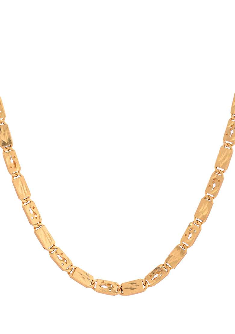 Golden Geometric Link Chain For Men And Women

 - Indya