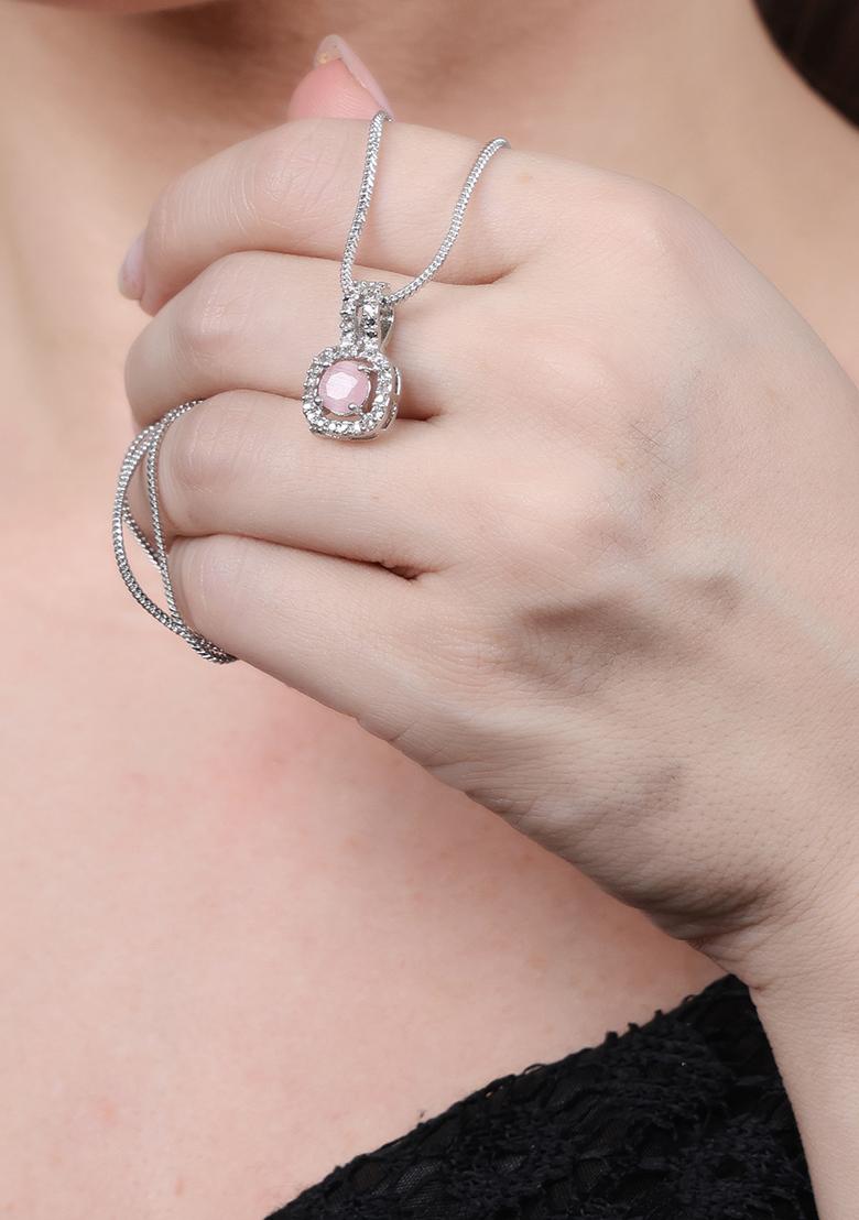 Pink Diamond Small Pendent