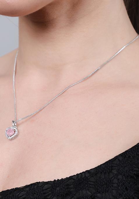 Pink Heart Small Pendent