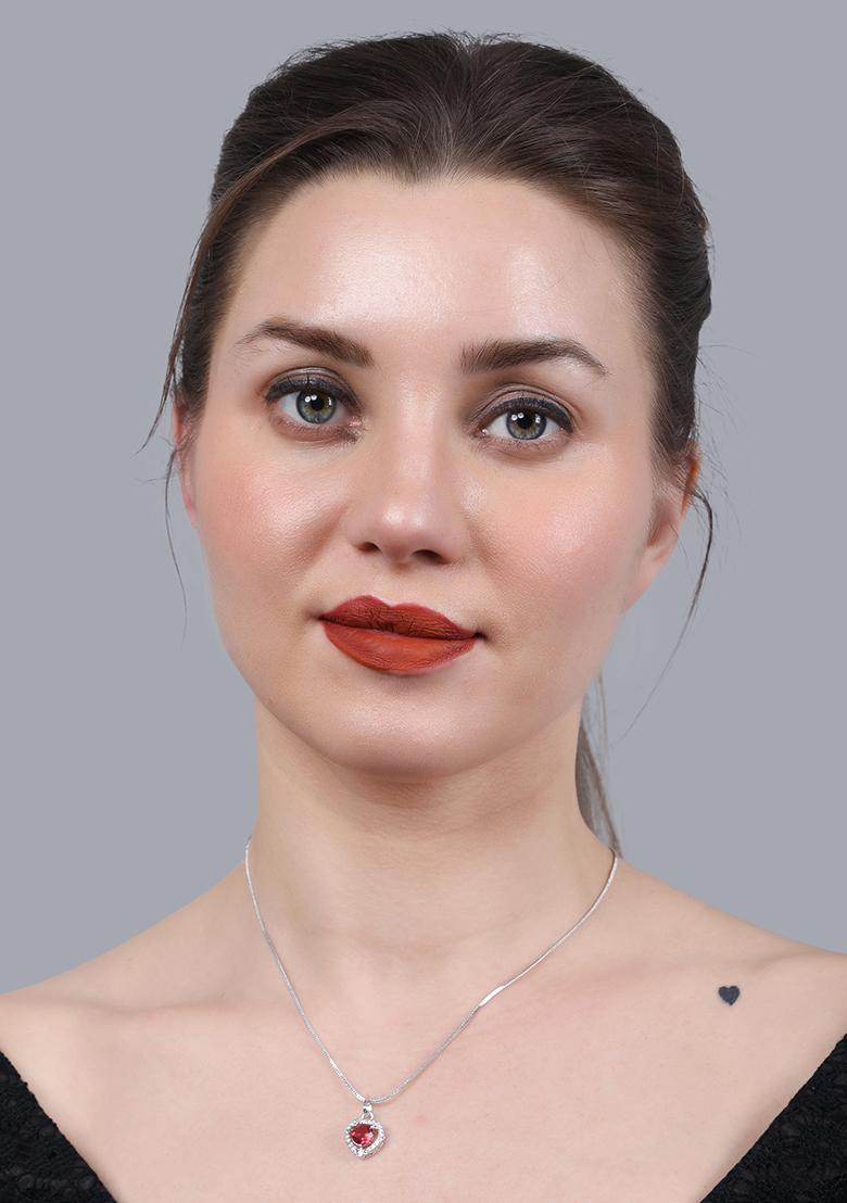 Red Oval Small Pendent