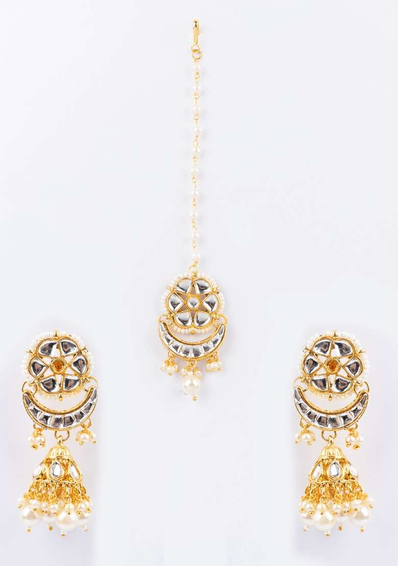 Gold Plated Beaded Layered Necklace - Indya