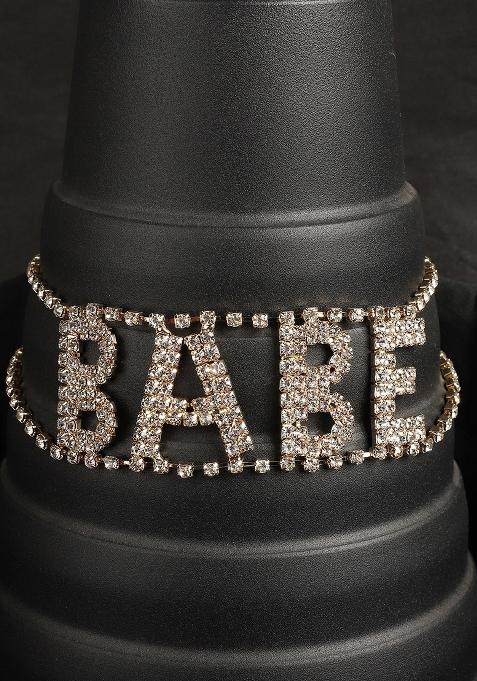 Silver Toned Gold Toned Silver Plated Choker Necklace